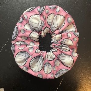 Extra oversized Pink Vollyball Scrunchie
